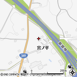 福島県田村市船引町門沢宮ノ平207周辺の地図