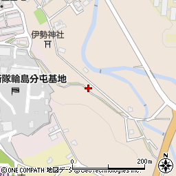 石川県輪島市久手川町（堂前）周辺の地図