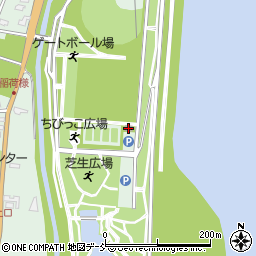 越路河川公園管理棟周辺の地図