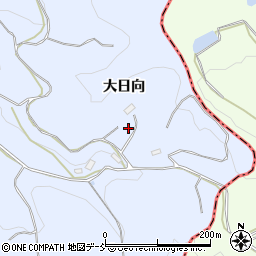 福島県田村郡三春町斎藤大日向周辺の地図