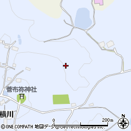 福島県郡山市横川町周辺の地図