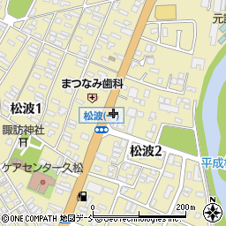 ＥＮＥＯＳカーポート松波ＳＳ周辺の地図