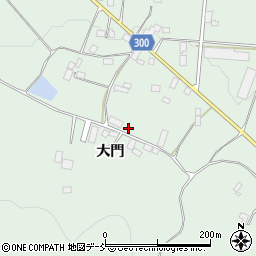 福島県田村市船引町堀越大門周辺の地図