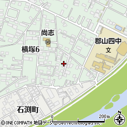 天狗食堂横塚店周辺の地図