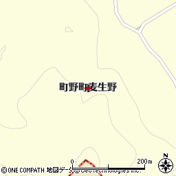 石川県輪島市町野町麦生野周辺の地図