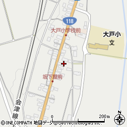 福島県会津若松市大戸町大字上三寄丙周辺の地図