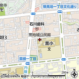 薫地域公民館周辺の地図