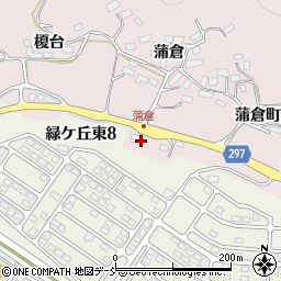 福島県郡山市蒲倉町前田周辺の地図