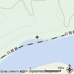 福島県只見町（南会津郡）塩沢（へつり山）周辺の地図