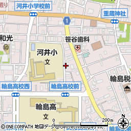 輪島市立河井小学校周辺の地図