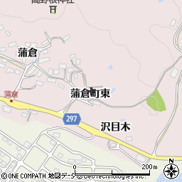 福島県郡山市蒲倉町東周辺の地図