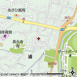 浦中公園周辺の地図