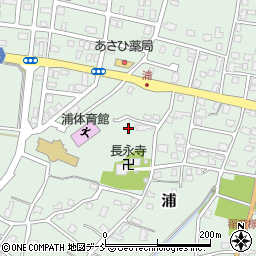 新潟県長岡市浦周辺の地図