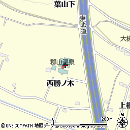 郡山観光センター周辺の地図