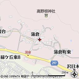 福島県郡山市蒲倉町蒲倉周辺の地図