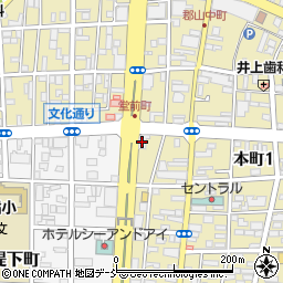 北日本銀行郡山支店周辺の地図