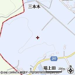 福島県田村郡三春町斎藤三本木周辺の地図
