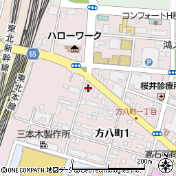 アクアス株式会社　福島営業所周辺の地図