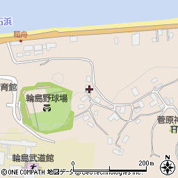 石川県輪島市稲舟町歌波53-1周辺の地図