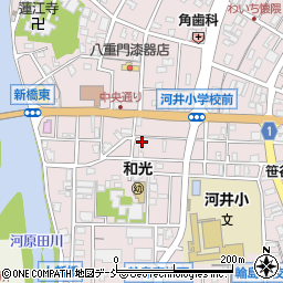 石川県輪島市河井町周辺の地図