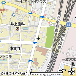 リパーク郡山本町１丁目第２駐車場周辺の地図