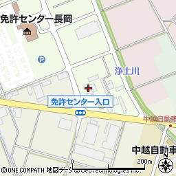 長岡家畜市場周辺の地図