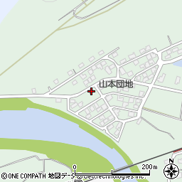 山本団地集会所周辺の地図