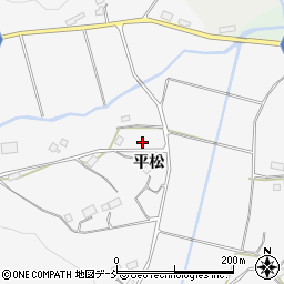 福島県田村市船引町門沢平松周辺の地図