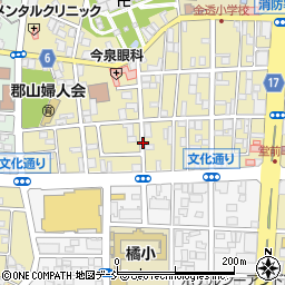 福島県郡山市堂前町周辺の地図
