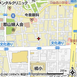 福島県郡山市堂前町周辺の地図