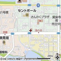 松井美容室周辺の地図