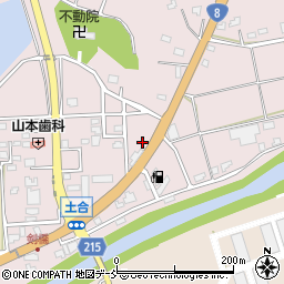 新潟県柏崎市土合周辺の地図
