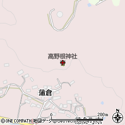 高野根神社周辺の地図