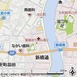 石川県輪島市新橋通8周辺の地図