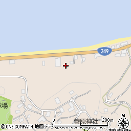 石川県輪島市稲舟町（大浜）周辺の地図