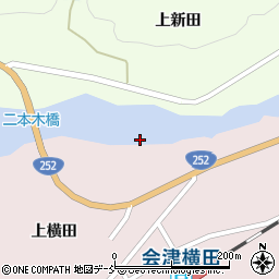 二本木橋周辺の地図