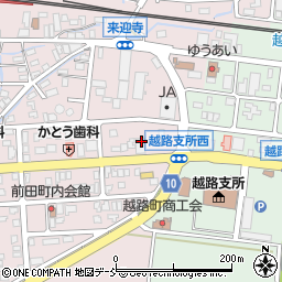 越路原土地改良区周辺の地図