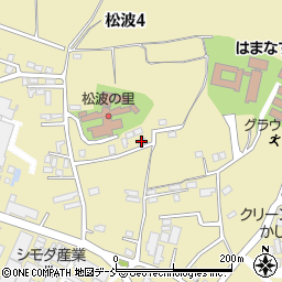 松波ハイツＡ周辺の地図