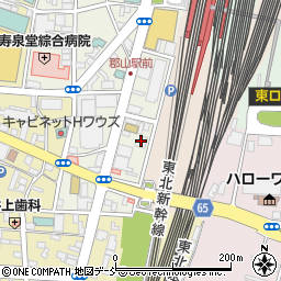 ウリ信用組合福島支店周辺の地図