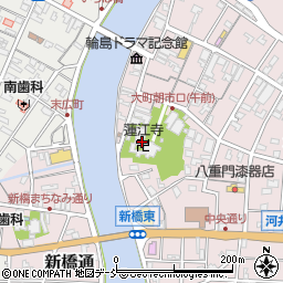 蓮江寺周辺の地図