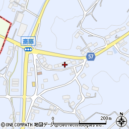 福島県三春町（田村郡）斎藤（斎藤）周辺の地図