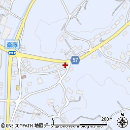 福島県田村郡三春町斎藤斎藤58周辺の地図