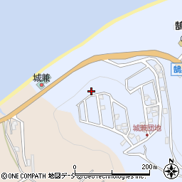 石川県輪島市大野町城兼周辺の地図