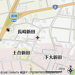 長崎新田集会場周辺の地図