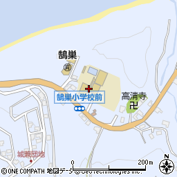 輪島市立鵠巣小学校周辺の地図