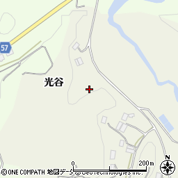 福島県田村郡三春町根本光谷周辺の地図