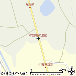 中野亀の湯前周辺の地図