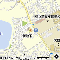 かわちや　大槻店周辺の地図