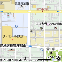 ホワイト急便福島・細沼店周辺の地図