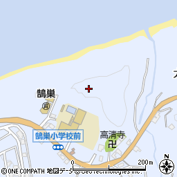 石川県輪島市大野町（菰沢）周辺の地図